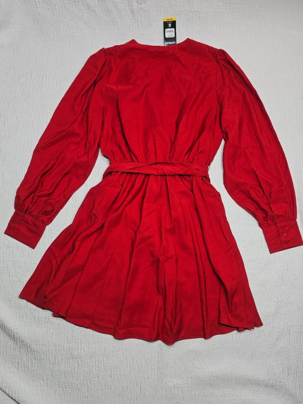 Express Women's Long Sleeve Wrap Dress Size M - Picture 8 of 8